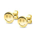 Steel Smiley Round Earrings