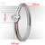 Thin Steel Ring with Cards CZ - Monera-Design Co., Ltd