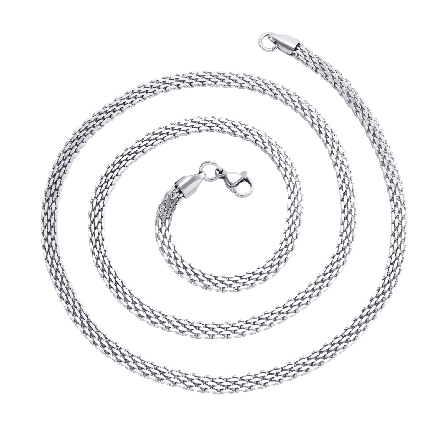 Flat Mess Chain Flat Mesh Steel 4 MM Chain | 5414322405528 | Monera-Design Co., Ltd