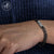 Stainless Steel Link bracelet with Cross Eroding - Monera-Design Co., Ltd