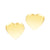 Tiny Heart Stud Gold Steel Earrings - Monera-Design Co., Ltd