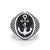 Vintage Signet Nautical Pirate Sailor Anchor Ring - Monera-Design Co., Ltd