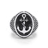 Vintage Signet Nautical Pirate Sailor Anchor Ring
