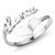 Love & Heart Open Steel Ring - Monera-Design Co., Ltd