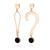 Dangle Drop Marks Steel Earrings with Epoxy - Monera-Design Co., Ltd