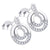 Silver 925 Earrings with Rhodium Plating - Monera-Design Co., Ltd