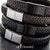 Magnetic Clasp Braided Brown & Black Leather Stainless Steel Bracelet - Monera-Design Co., Ltd