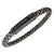 Steel Bracelet with Blasted Leather - Monera-Design Co., Ltd
