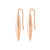 Trendy Round Stainless Steel Cone Drop Bar Earrings - Monera-Design Co., Ltd