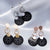 Circle Drop Dangle Filigree Steel Earrings - Monera-Design Co., Ltd