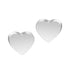 Tiny Heart Stud Gold Steel Earrings