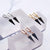 Steel Small Edgy Triangle Dangle Earrings - Monera-Design Co., Ltd