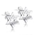 Steel Star of David Stud Earrings - Monera-Design Co., Ltd