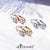 Love Stainless Steel Heart Cubic Zirconia Lever Back Earrings - Monera-Design Co., Ltd