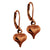 Steel Heart Love Cute Dangle Drop Leverback Earrings - Monera-Design Co., Ltd