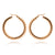 Large Twisted Wire Woven Circle Steel Hoop Earrings - Monera-Design Co., Ltd