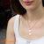 Two Tone Circle Dangle Drop Steel Pendant - Monera-Design Co., Ltd
