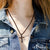 Stainless Steel Cross Adjustable Rolo Chain Pendant Necklace 16-28'' Inches - Monera-Design Co., Ltd