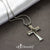Inspirational Stainless Steel Cross Necklace for Men and Women 16-24" Chain - Monera-Design Co., Ltd