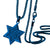 Patterned Star of David Stainless Steel Necklace - Monera-Design Co., Ltd