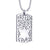 Star of David Dog Tag Stainless Steel Necklace - Monera-Design Co., Ltd