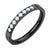 Premium Cubic Zirconia Promise Band Steel Ring - Monera-Design Co., Ltd