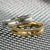 Sandblasted Steel 4 MM Ring With Center CZ - Monera-Design Co., Ltd