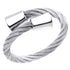 Twisted Cable Stainless Steel Adjustable Open 2.5 MM Ring