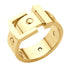 Stainless Steel Ring Belt Buckle Design