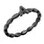 Letter A Steel Ring with Sand blast finish - Monera-Design Co., Ltd