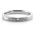 Carpe Diem Tiny Steel Ring with CZ Stone - Monera-Design Co., Ltd