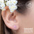 Stud Steel Earrings with 6 Prongs - Monera-Design Co., Ltd