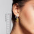 Two Tone Drop Heart Steel Earrings - Monera-Design Co., Ltd