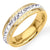 Greek Style Steel Ring With CZ Stone - Monera-Design Co., Ltd
