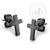 Simple Stud Cross Steel Earrings - Monera-Design Co., Ltd
