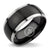 Two Tones Comfort fit 2 Steps Stainless Steel Ring - Monera-Design Co., Ltd