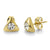 Triangle Stud Steel Earrings with CZ - Monera-Design Co., Ltd