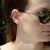 Sandblasted Clip On Steel Earrings Hoop Huggie Non-Piercing - Monera-Design Co., Ltd