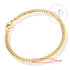Gold Links 3.4 MM Steel Bracelet