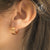 Steel Huggies Earrings Shiny Earrings - Monera-Design Co., Ltd