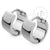 Plain Huggie Steel Earrings 7 MM - Monera-Design Co., Ltd