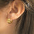 Steel Huggies Earrings Shiny Earrings - Monera-Design Co., Ltd