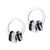 Steel Stud Earrings With 3 All Around CZ Rings - Monera-Design Co., Ltd