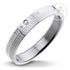 True Love Steel Ring with CZ