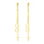 Steel Dangle Drop Infinity & Cross Earrings - Monera-Design Co., Ltd