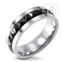 Two Tones Spinning Stainless Steel Ring