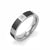 Cube Design with Cubic Zircon Stainless Steel Ring With PVD - Monera-Design Co., Ltd