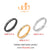 Carpe Diem Tiny Steel Ring with CZ Stone - Monera-Design Co., Ltd