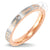 Carpe Diem 2 Tone steel Ring with center CZ - Monera-Design Co., Ltd