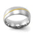 Round Shape Steel Ring with Gold Line on Top - Monera-Design Co., Ltd